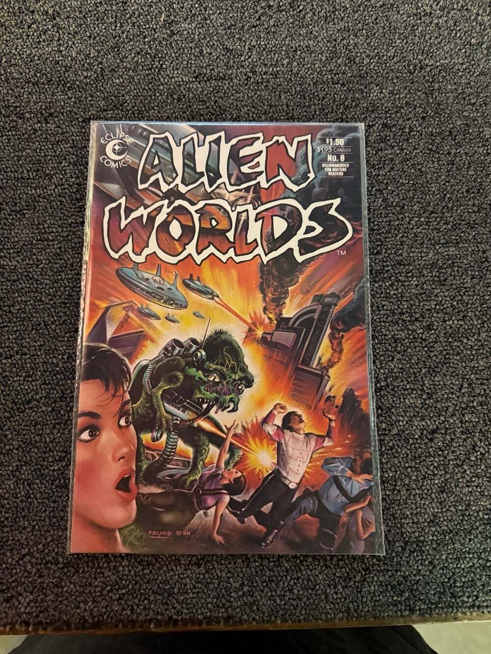Eclipse Comics Alien Worlds No. 8 Comic Book 1984